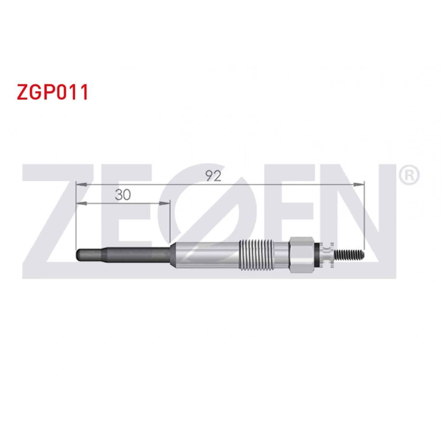 KIZDIRMA BUJI 11V CITROEN BERLINGO (MF) 1.9D 1996-2008 / PEUGEOT PARTNER (5,5F) 1.9D 1996-2008 (DW8)