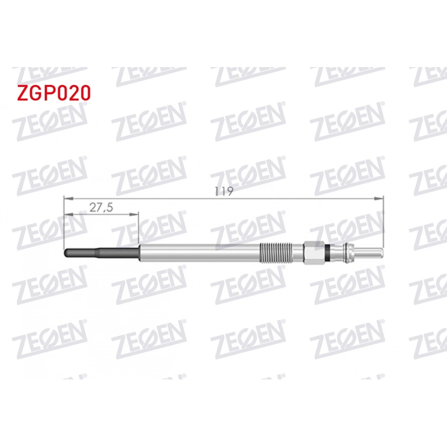 KIZDIRMA BUJI 11V (EURO 4) FIAT LINEA 1.3MJT 2007- / ALBEA 1.3MJT 2007- / DOBLO 1.3MJT 2005- / OPEL CORSA D 1.3CDTI 2006-2014 / ASTRA H 1.3CDTI 2004-2010