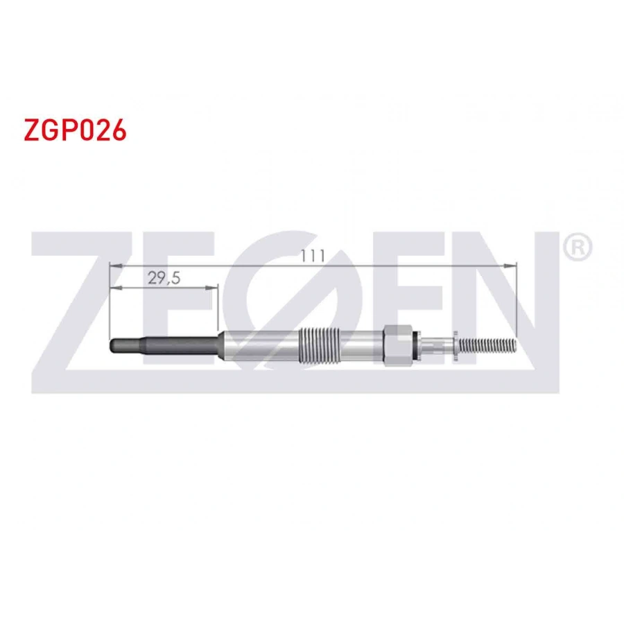 KIZDIRMA BUJI 11V HYUNDAI ACCENT ADMIRE 1.5CRDI 2003-2006 / GETZ (TB) 1.5CRDI 2002-2008 / TUCSON 2.0CRDI 2004-2010 / SANTA FE (CM) 2.0CRDI 2006-2012 / KIA SPORTAGE (JE) 2.0CRDI 2004-2010