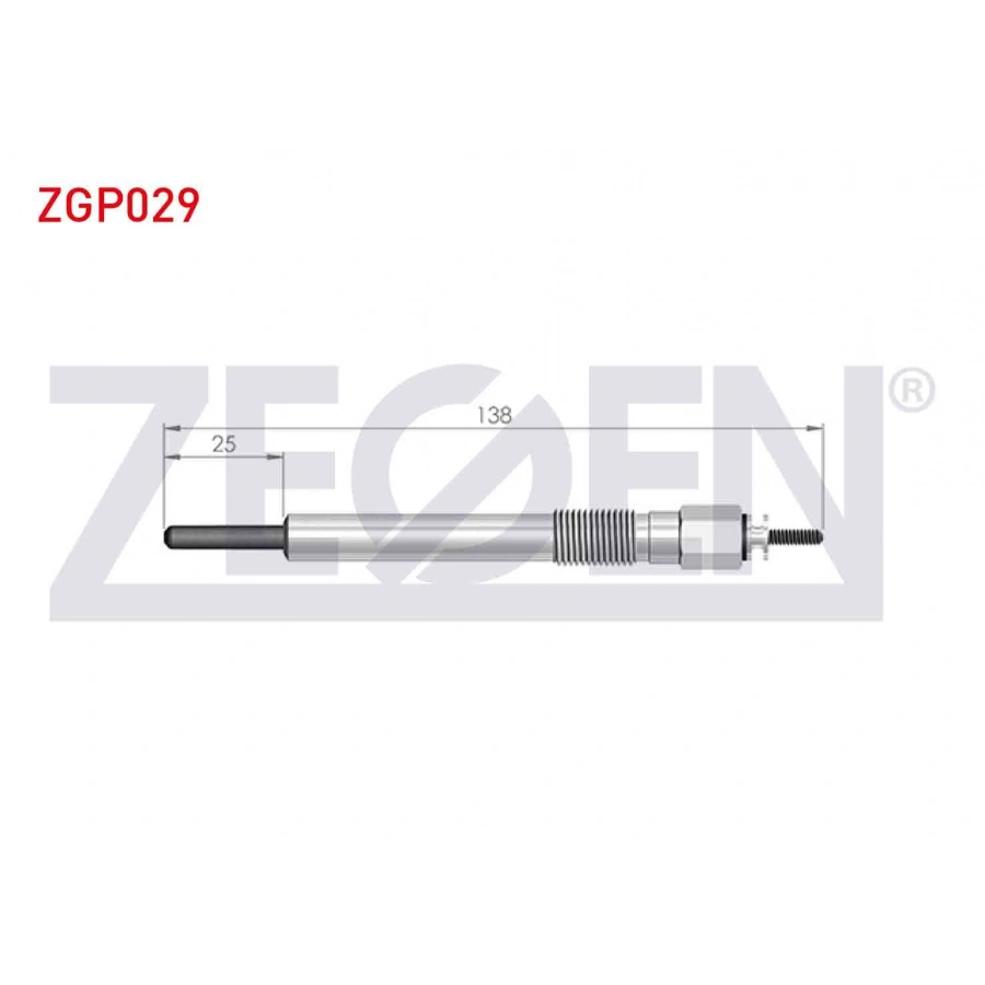 KIZDIRMA BUJI 11V KARSAN J9 PREMIER 2.7D 2007-2010 / ISUZU TROOPER (USB) 2.8TD 1983-1991