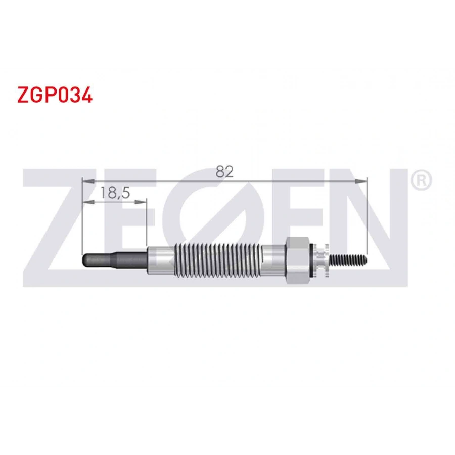 KIZDIRMA BUJI 11V MITSUBISHI L300 (P0W,P1W) 2.5D 1986-2006 / L200 (K7T,K6T) 2.5D 1996-2007