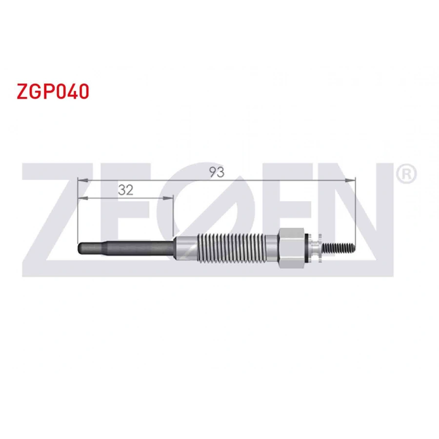 KIZDIRMA BUJI 11V TOYOTA HILUX PICK UP (_N_) 2.5D-4D 1983-2005 / HIACE III (_H10_) 2.4D 1989-1995 / HIACE IV 2.4D 1996- / TOYOTA LAND CRUISER 2.4i 1984-1996 / LAND CRUISER (KDJ15_GRJ15_) 3.0D-4D 2010-