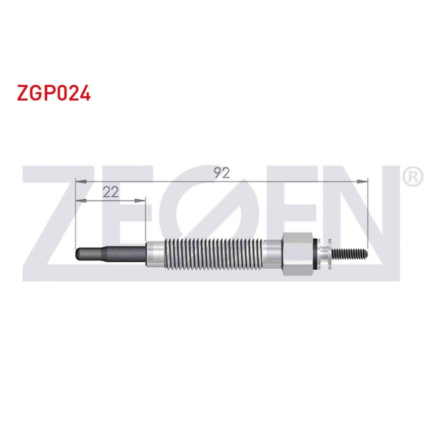 KIZDIRMA BUJI 12V HYUNDAI H100 2.5D 1993-2004 / MITSUBISHI L300 (P0W,P1W) 2.5D 1986-2006 / BONGO K2500 2.5TCI 2003- / NISSAN PICK UP (D21) 2.5D 1985-1998