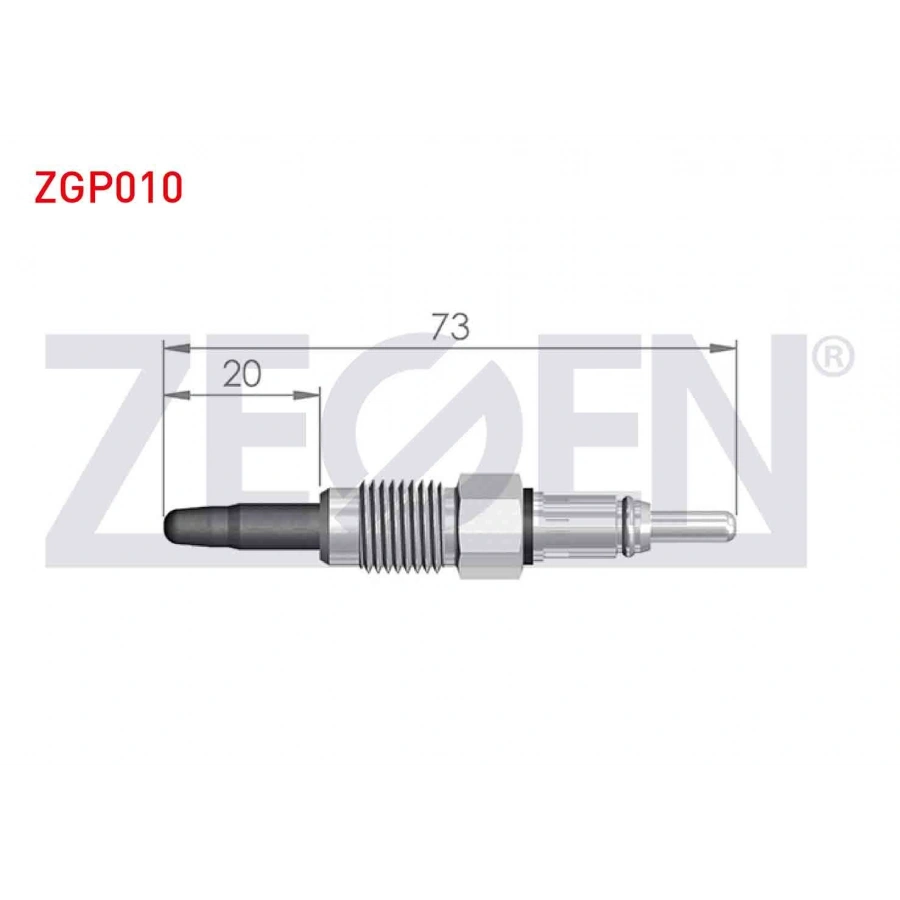 KIZDIRMA BUJI 12V VOLKSWAGEN PASSAT (3B3) 1.9 TDI 2000-2005 / BORA (1J2) 1.9 TDI 1998-2005 / GOLF IV (1J1) 1.9 TDI 1997-2005 / VOLVO S40 I 1.9 TD 1995-2003 / VOLVO 850 (LS) 2.5 TDI 1991-1997