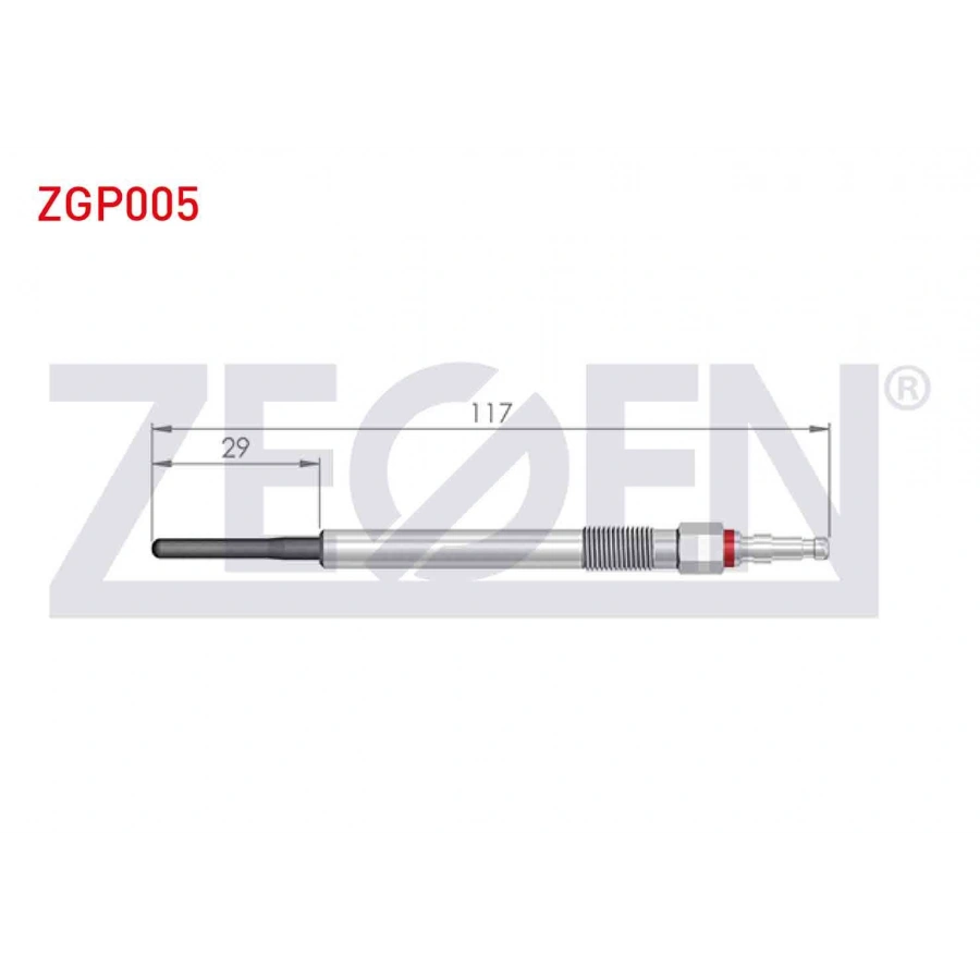 KIZDIRMA BUJI 4,4V AUDI A3 (8P1) 2.0TDI 2003-2012 / A4 (8EC,B7) 2.0TDI 2004-2008 / VOLKSWAGEN PASSAT (3C2) 2.0TDI 2005-2008 / JETTA III (1K2) 2.0TDI 2005-2010 / SKODA SUPERB (3T4) 2.0TDI 2010-2015