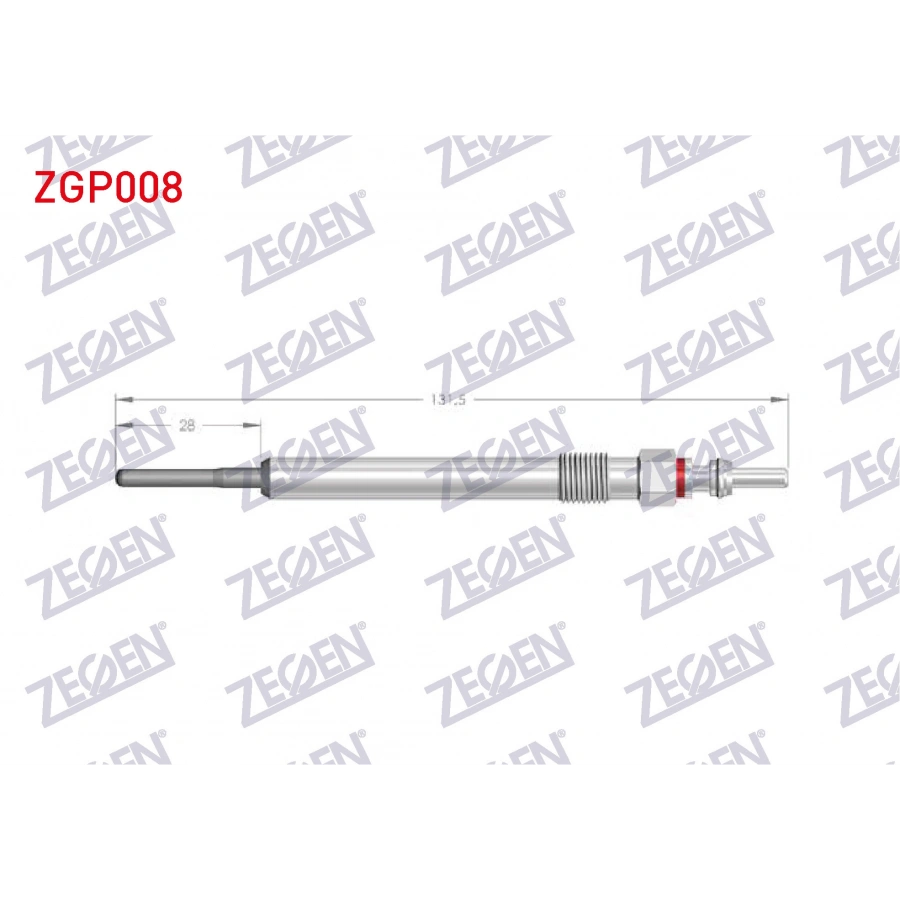 KIZDIRMA BUJI 4,4V AUDI VOLKSWAGEN PASSAT (3C5) 1.6-2.0TDI 2008-2012 / CADDY IV (SAB, SAJ) 1.6TDI 2015- / JETTA IV (162) 1.6TDI 2011- / AMAROK 2.0TDI 2010- / AUDI A4 (8K2,B8) 2.0TDI 2007-2015