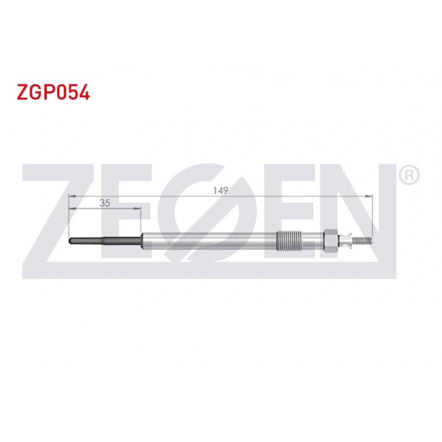 KIZDIRMA BUJI 4,4V CITROEN JUMPER III 2.2HDI 2006-2014 / FORD TRANSIT (V348) 2.2TDCI 2009-2014 / TOURNEO CUSTOM (V362) 2.2TDCI 2012- / RANGER (TKE) 2.2TDCI 2011- / PEUGEOT BOXER III 2.2HDI 2006-2014