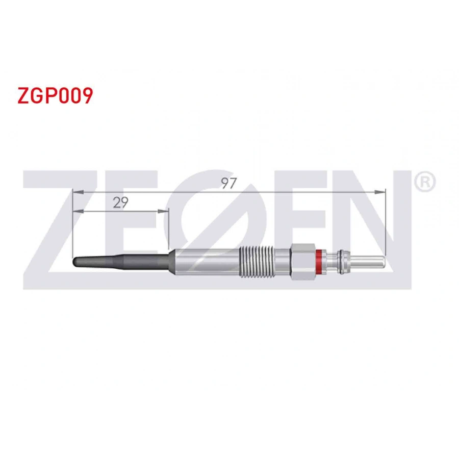 KIZDIRMA BUJI 5V VOLKSWAGEN TRANSPORTER V (7H_7E_) 1.9TDI 2003-2011 / CADDY III (2K_) 1.9TDI 2004-2015 / JETTA III (1K2) 1.9-2.0TDI 2005-2010 / SKODA SUPERB (3T4) 2.0TDI 2010-2015