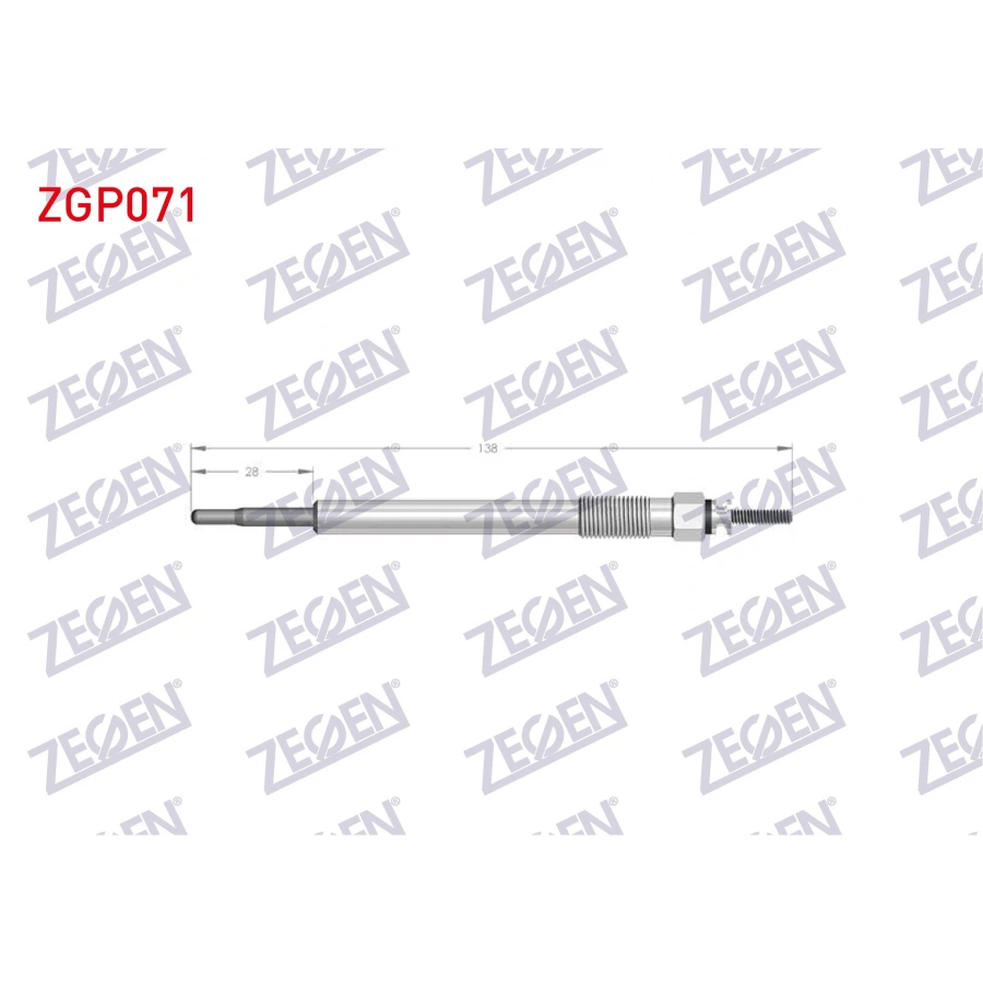 KIZDIRMA BUJI 7V HYUNDAI iX35 2.0 CRDi / KIA CARNIVAL, GRAND CARNIVAL III 2.2 CRDi / SORENTO II 2.2 CRDi