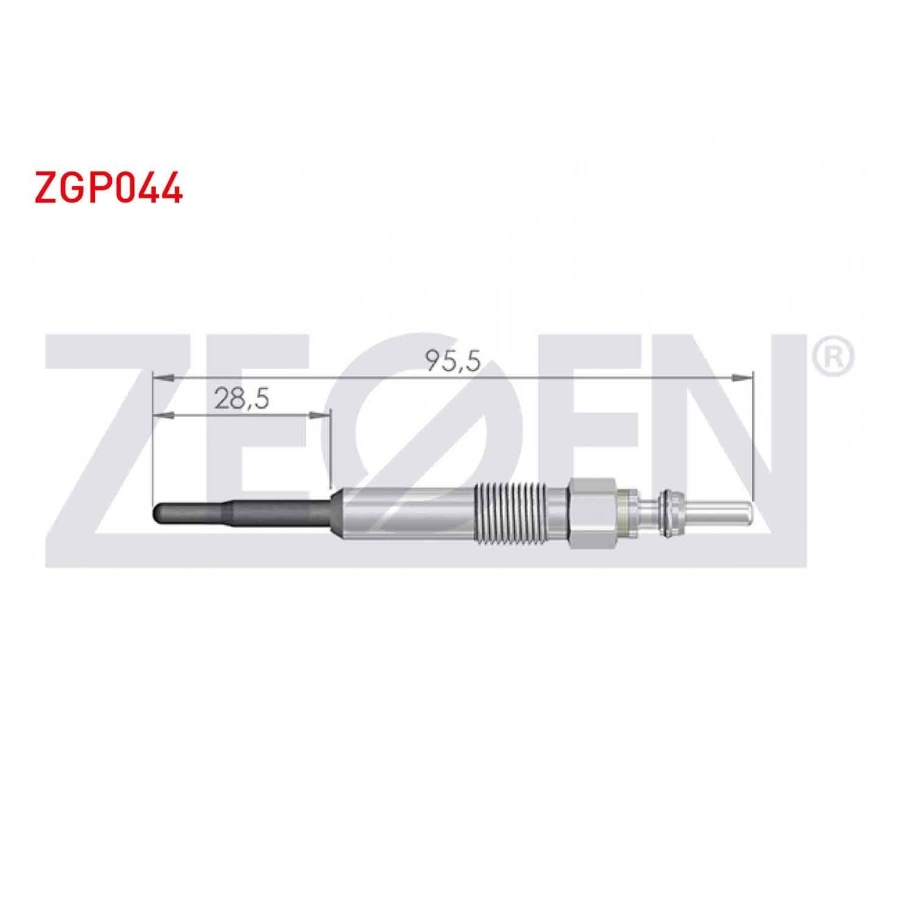 KIZDIRMA BUJI 7V VOLKSWAGEN TRANSPORTER V (7H_7E_) 2.5TDI 2003-2011 / CRAFTER 30-35 (2E) 2.5TDI 2006-2016 / POLO (9N_) 1.4TDI 2001-2012 / SKODA SUPERB (3T4) 2.0TDI 2010-2015