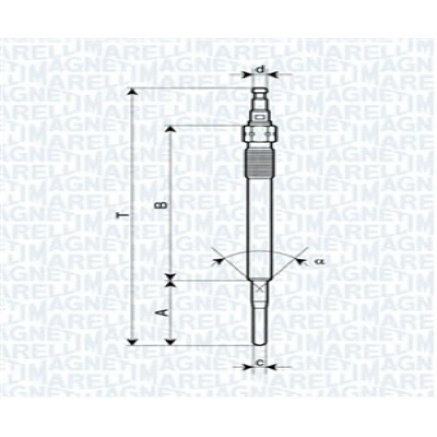 KIZDIRMA BUJISI YE14 / GE101 / 0250403002 (4,4 VOLT) GOLF5-JETTA-PASSAT-A3-LEON BKP-BKD 2,0 TDI 04-