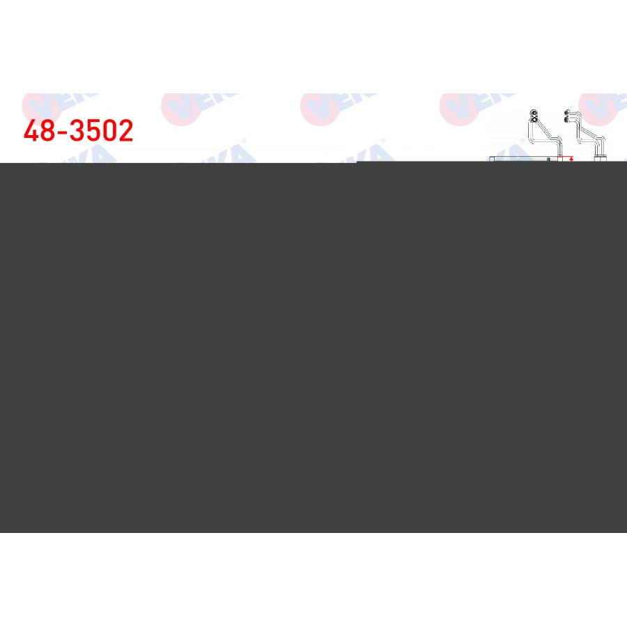 KLIMA EVAPORATORU BORULU 225X210X60 RENAULT MODUS 1.5 DCI 2004- / DACIA DUSTER 1.5 DCI - 1.6 16v 2010- / LOGAN 1.5 DCI 2004-2012 / SANDERO 1.5 DCI 2008-2013 / NISSAN MICRA 1.4i 16v 2003-2010