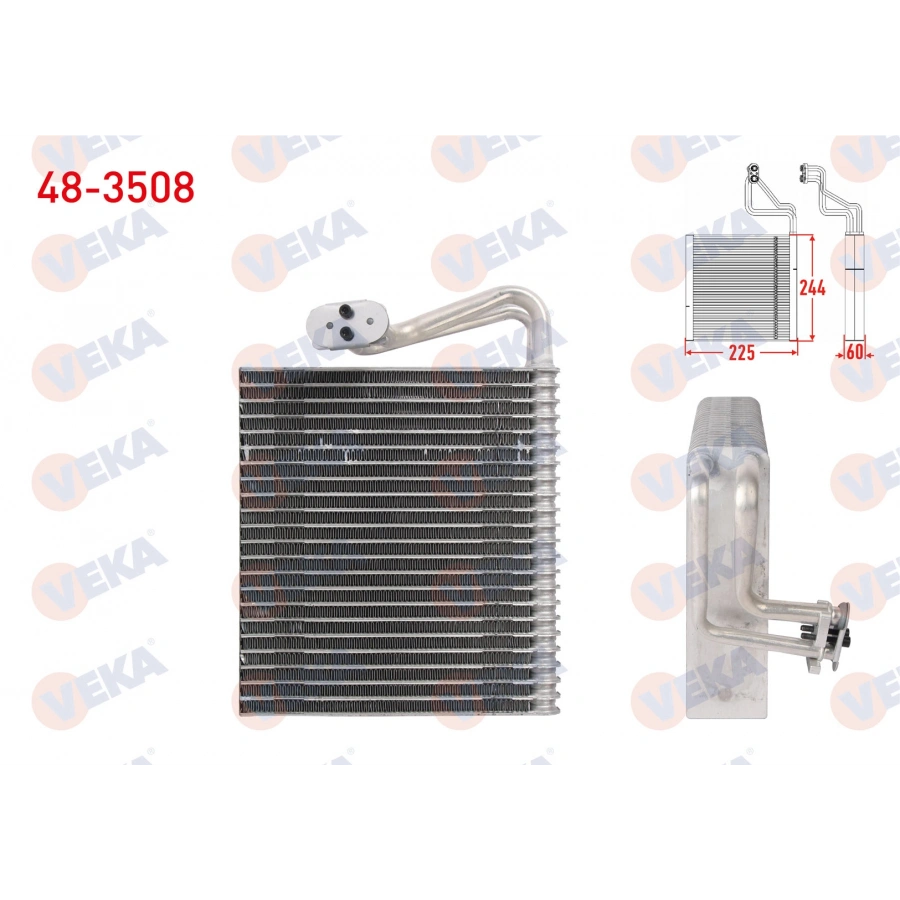 KLIMA EVAPORATORU BORULU 225X244X60 RENAULT MEGANE II 2003-2009 / GRAND SCENIC II 2004-2009