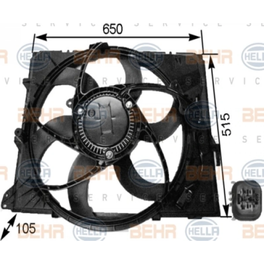 KLIMA FAN MOTORU E81-82-87-88-90-91-92-93-X1 N40-42-43-45-46-52-53 05-