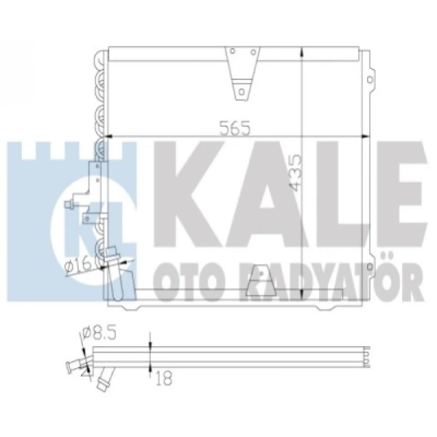 KLIMA RADYATÖRÜ 124 102 1985-1993