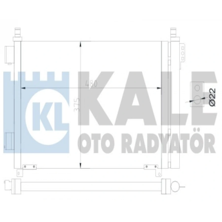 KLIMA RADYATÖRÜ 472X387,9X16 MICRA (K13) 1.2 11-18