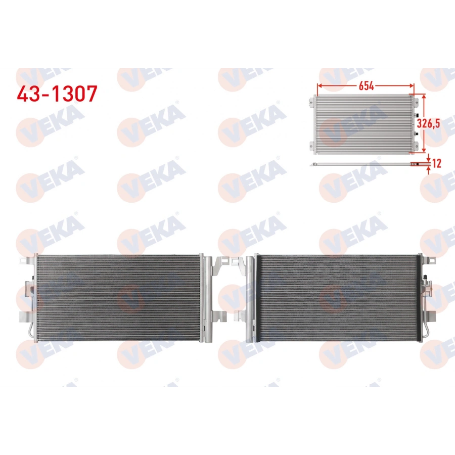 KLIMA RADYATORU (5 mm fin) AUDI Q5 (FYB) 2.0 TDI - 3.0 TDI 2018-