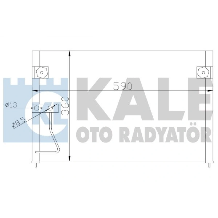 KLIMA RADYATÖRÜ 548X358X18 626 (GF) 2.0 98-01
