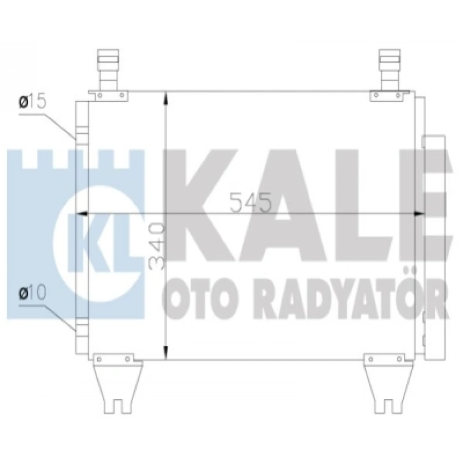 KLIMA RADYATÖRÜ 602X438X16 HILUX (KUN15, KUN25) 2.5 D4D:3.0 D4D 06-08