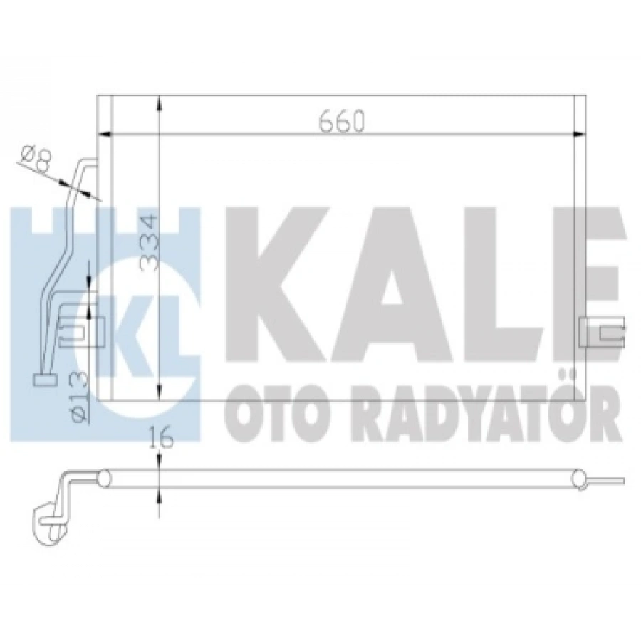 KLIMA RADYATÖRÜ 618X333,7X18 CARISMA (DA) 1.6:1.8 96-05