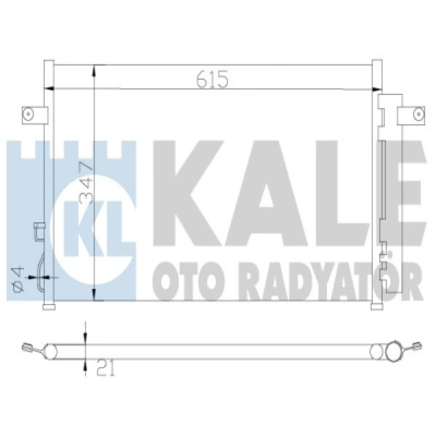 KLIMA RADYATÖRÜ 688X320X18 PICK-UP (D22) 2.5 D:2.7 D:2.5 DCI:3.2 TD 97-15