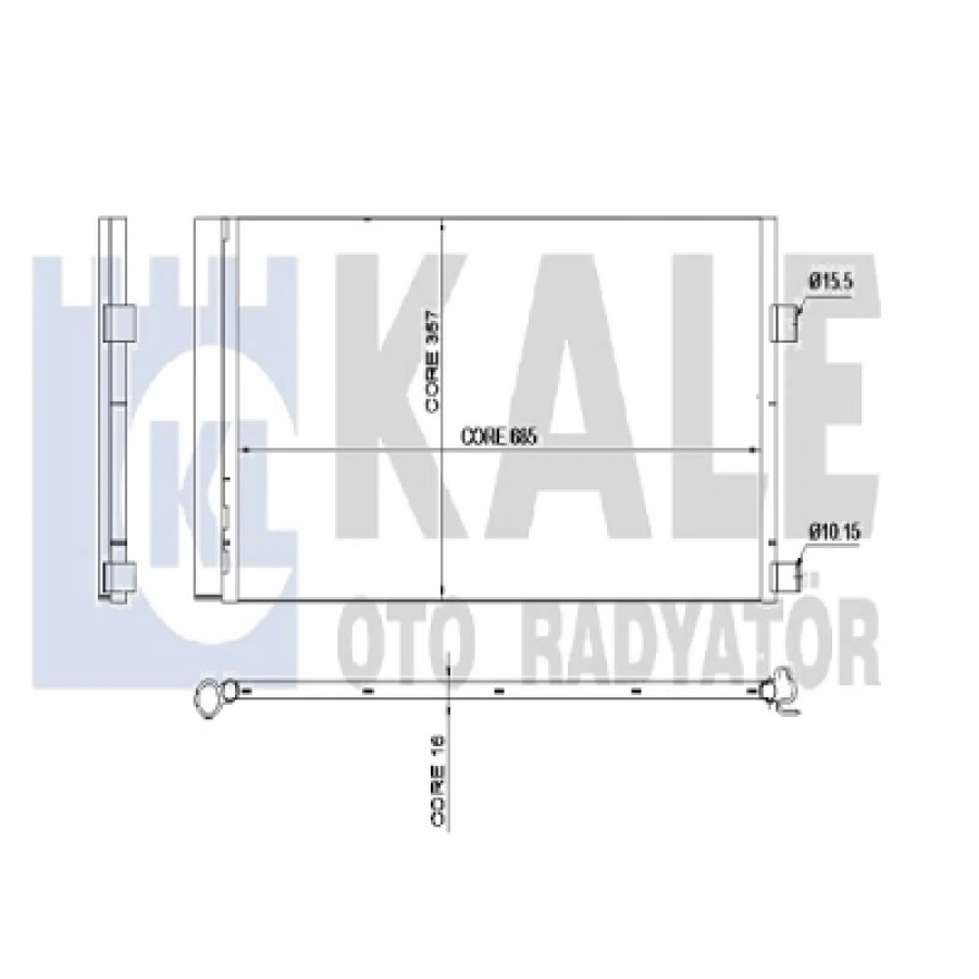 KLIMA RADYATÖRÜ 730X351X16 KALE KAL 342450 921100002R KLIMA RADYATÖRÜ KONDENSERKANGOO/LAGUNA CUP -LAGUN 1.5/2.0DCI 1.6I 16V 07-