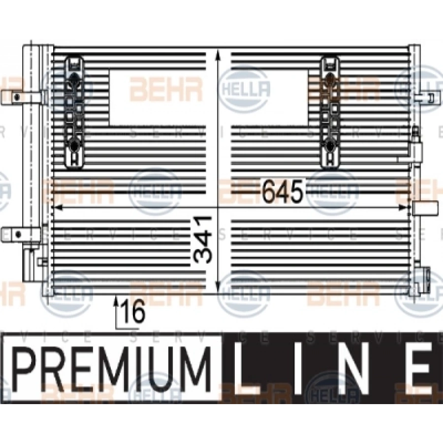 KLIMA RADYATÖRÜ A4-A5 BM 08-12