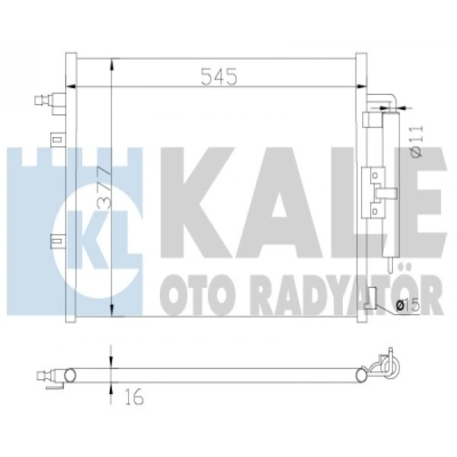 KLIMA RADYATÖRÜ AL/AL CLIO III/MODUS 1.2/1.4/1.6/2.0 05-
