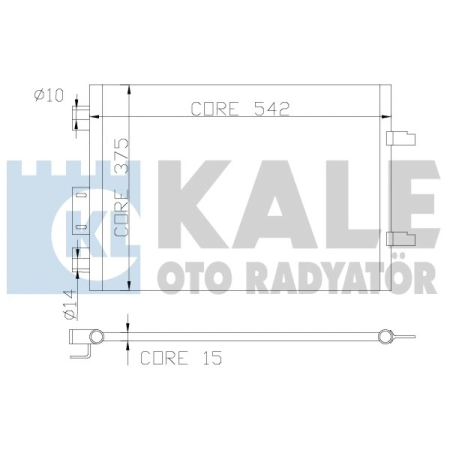 KLIMA RADYATÖRÜ AL CLIO II 1.5 dCi 01-08