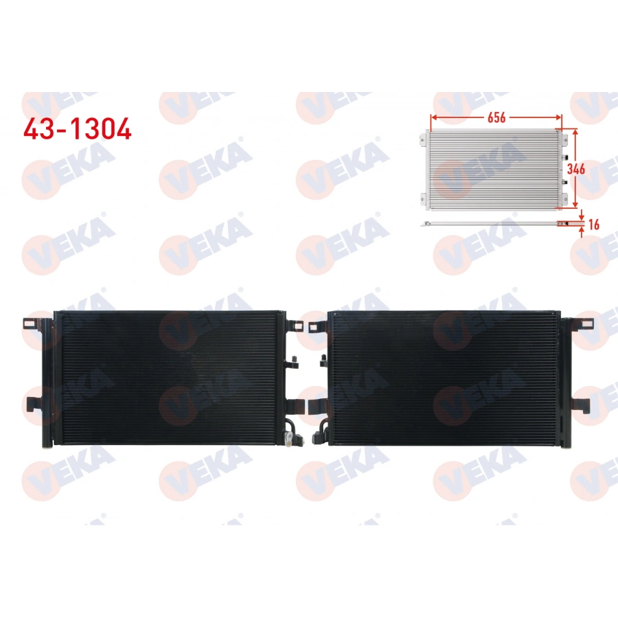 KLIMA RADYATORU AUDI A4 (8W2,B9) 1.4 TFSI - 2.0 TDI 2015-/ A5 (F53) 1.4 TFSI - 2.0 TDI 2017- / A6 (4A2) 2.0 TDI - 2.0 TFSI 2018-