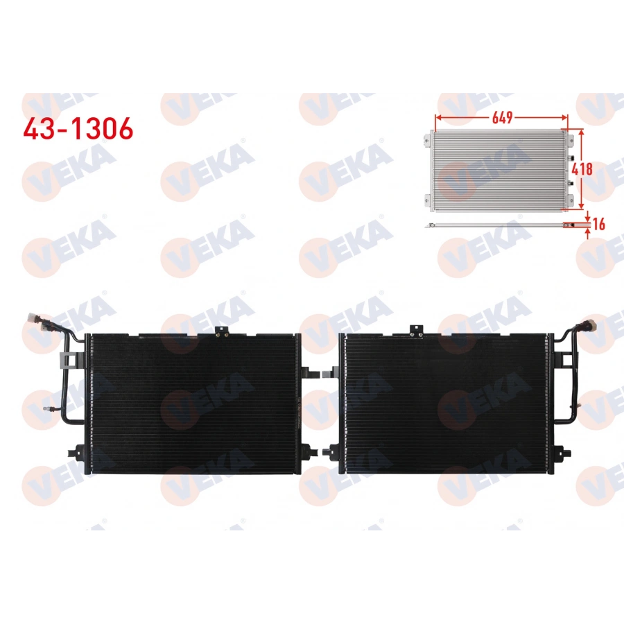 KLIMA RADYATORU AUDI A6 (4A, C4) 2.5 TDI 2001-2004