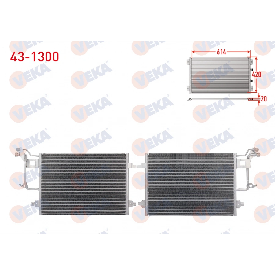 KLIMA RADYATORU AUDI A6 (4B,C5) 1.8 T 1997-2004