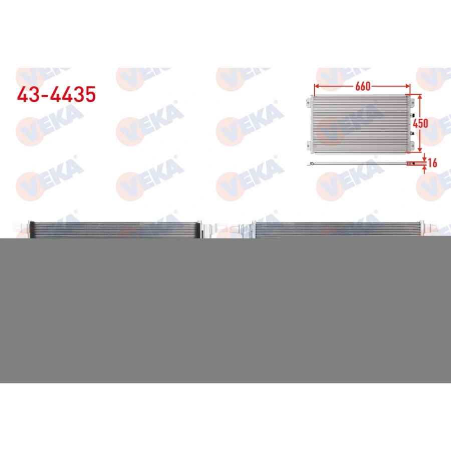 KLIMA RADYATORU AUDI A6 C8 40 TDI 18-/ A7 4KA 40 TDI 18-/ A8 D5 50 TDI, 55 TFSI, 60 TFSI, TDI 17-/ Q7 4MB 2.0 TFSI, 3.0 TFSI, 50 TDI 15-/ Q8 4MN 50 TDI, 55 TFSI, SQ8 TDI 18-/ TOUAREG (CR7) 3.0 TDI 17-