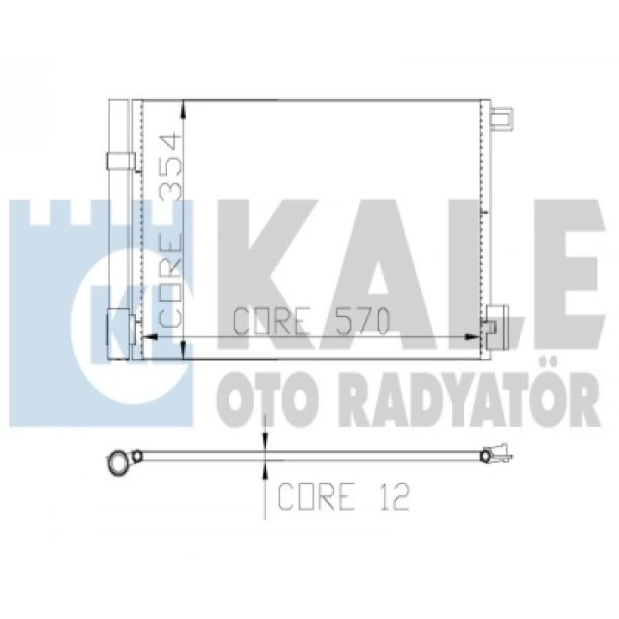 KLIMA RADYATÖRÜ BIPPER/NEMO/FIORINO/COMBO/CORSA D-E 1.3 /1.4/1.6 MJT/CDTI 08-
