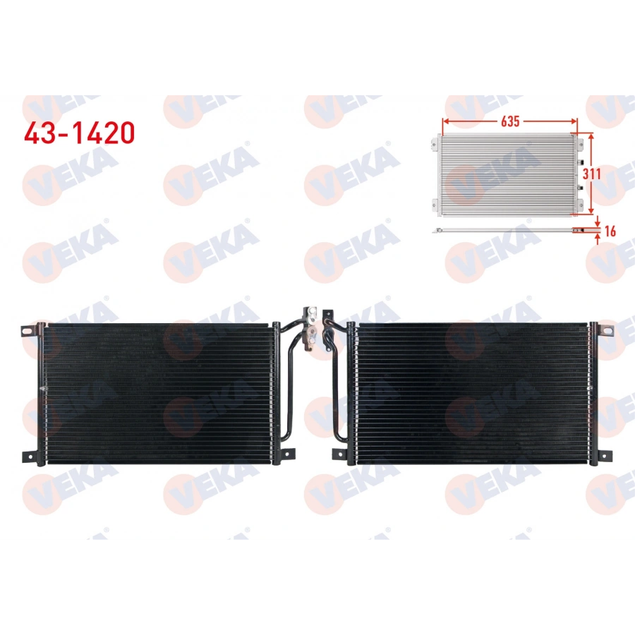 KLIMA RADYATORU BMW 3 SERISI (E46) 318 D - 320 D - 330 XD 1998-2005 / X3 (E83) 2.0 D - 3.0 D 2004-2010