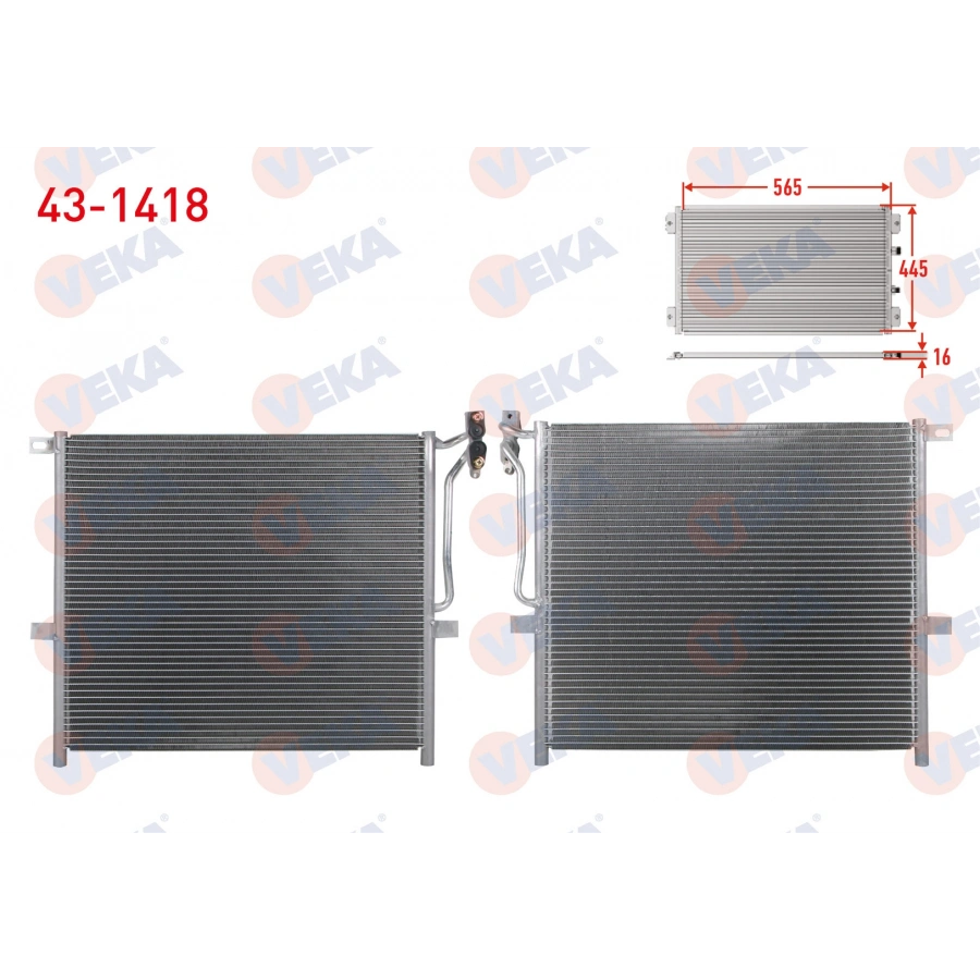 KLIMA RADYATORU BMW X3 (E83) 2.0i 2004-2010