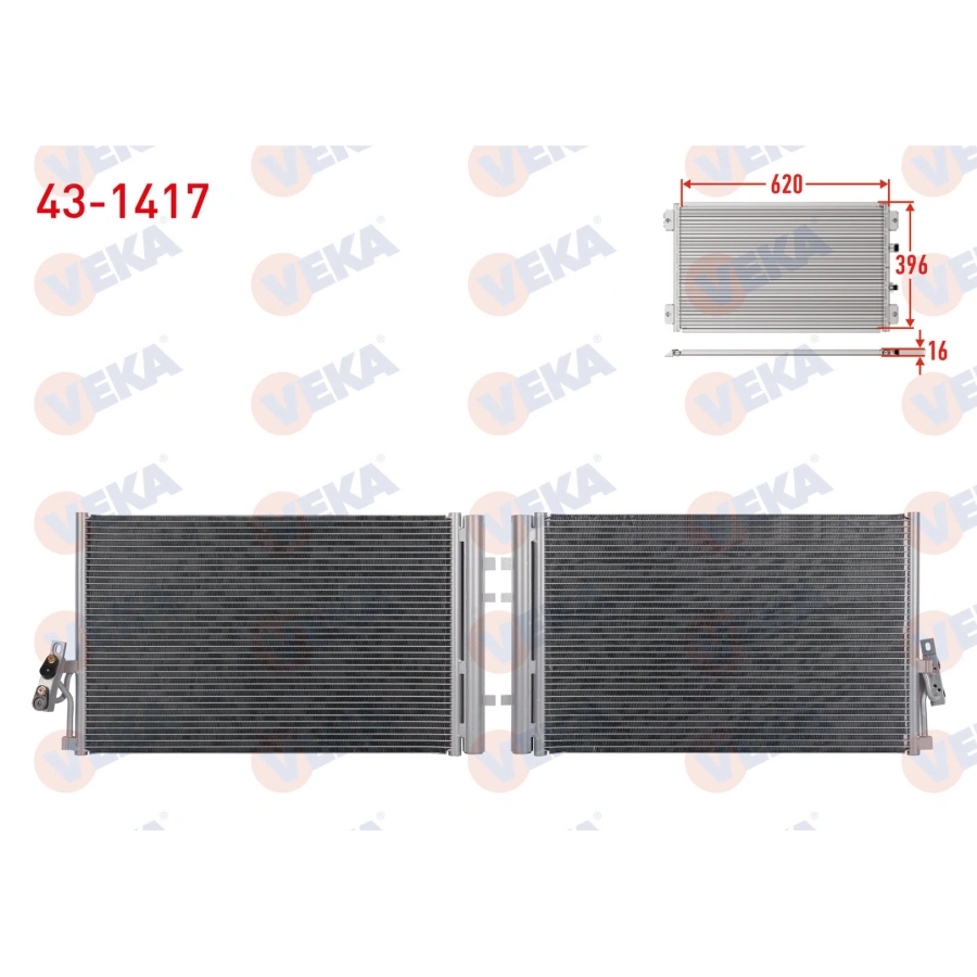 KLIMA RADYATORU BMW X3 (F25) sDrive 1.8 D 2010-