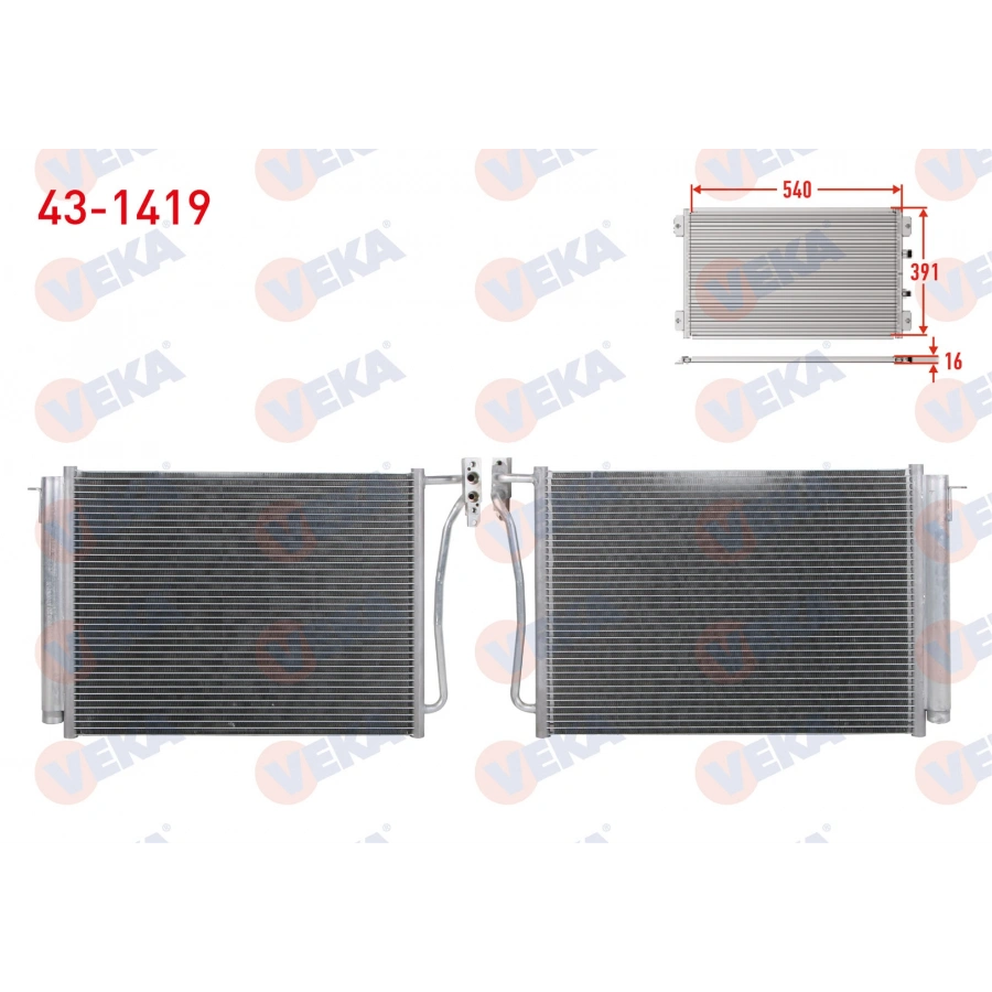 KLIMA RADYATORU BMW X5 (E53) 3.0i 2000-2007