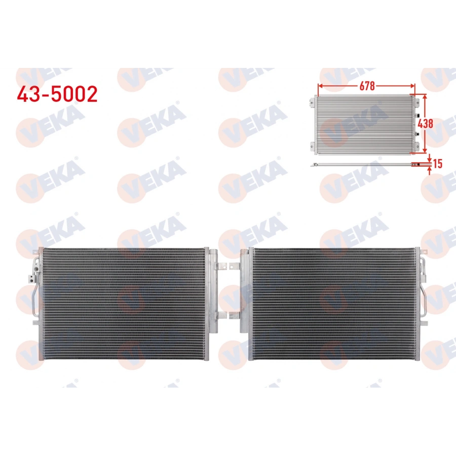 KLIMA RADYATORU CHERY OMODA 5 (T19C) / TIGGO 7 PRO (T1E) / TIGGO 8 PRO (T1D) 1.6 T-GDI 2022-