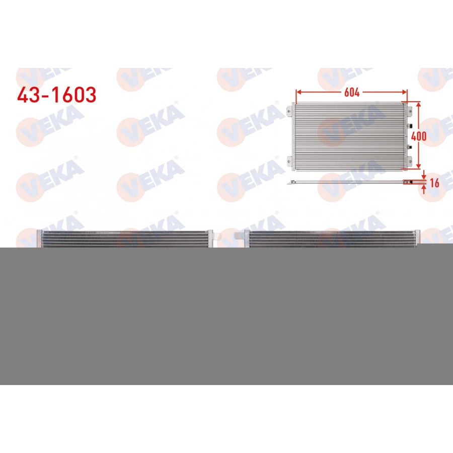 KLIMA RADYATORU CHEVROLET AVEO (T300) 1.2 16v M-T 2011-2014