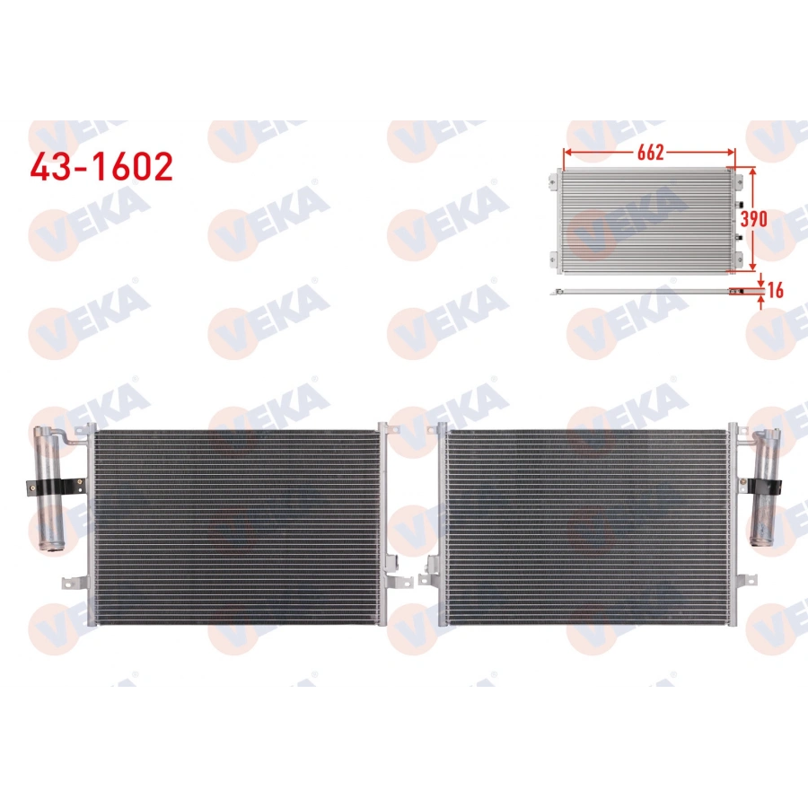 KLIMA RADYATORU CHEVROLET LACETTI (J200) 1.4i 16v A-T/M-T 2006-2012