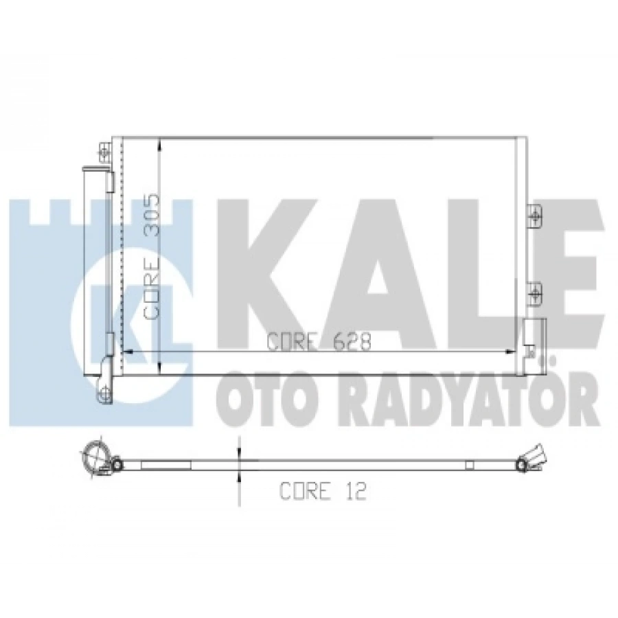 KLIMA RADYATÖRÜ CONDENSER 1 SIRA ALB SI LINEA 1,3 07-