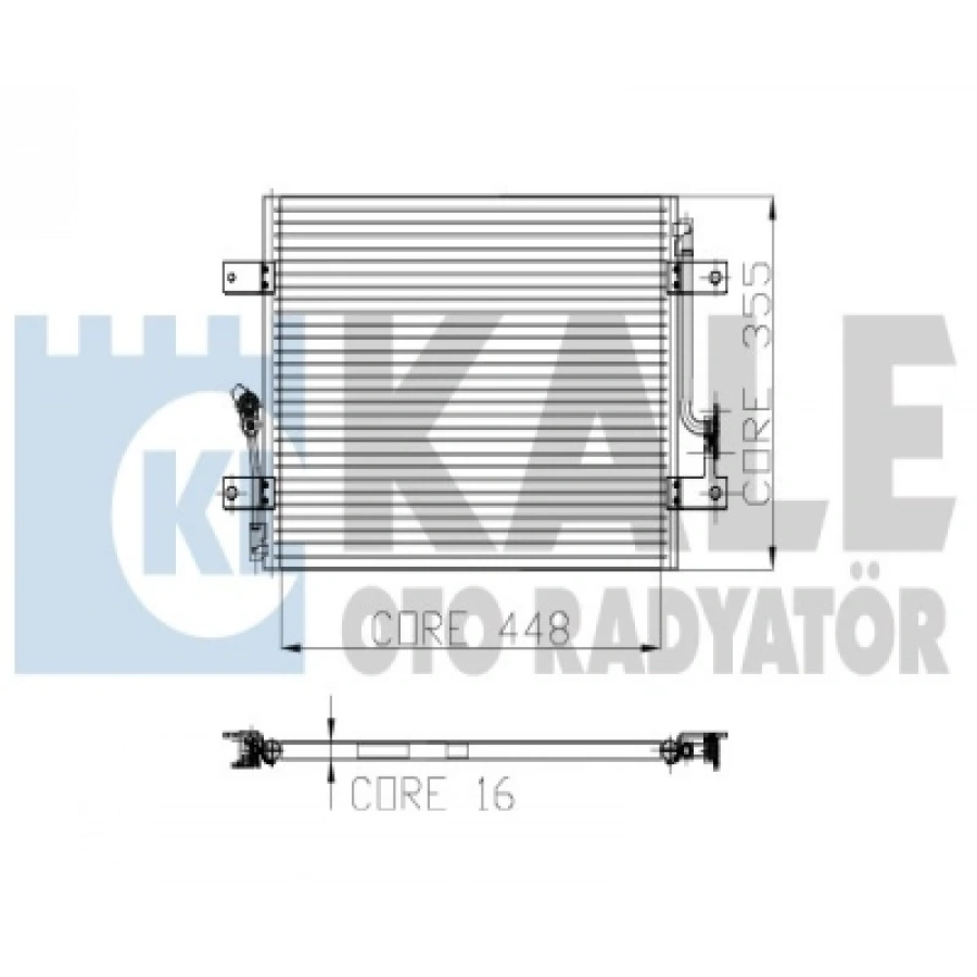 KLIMA RADYATÖRÜ CONDENSER 1 SIRA ALB SI PALIO 1,4 96-