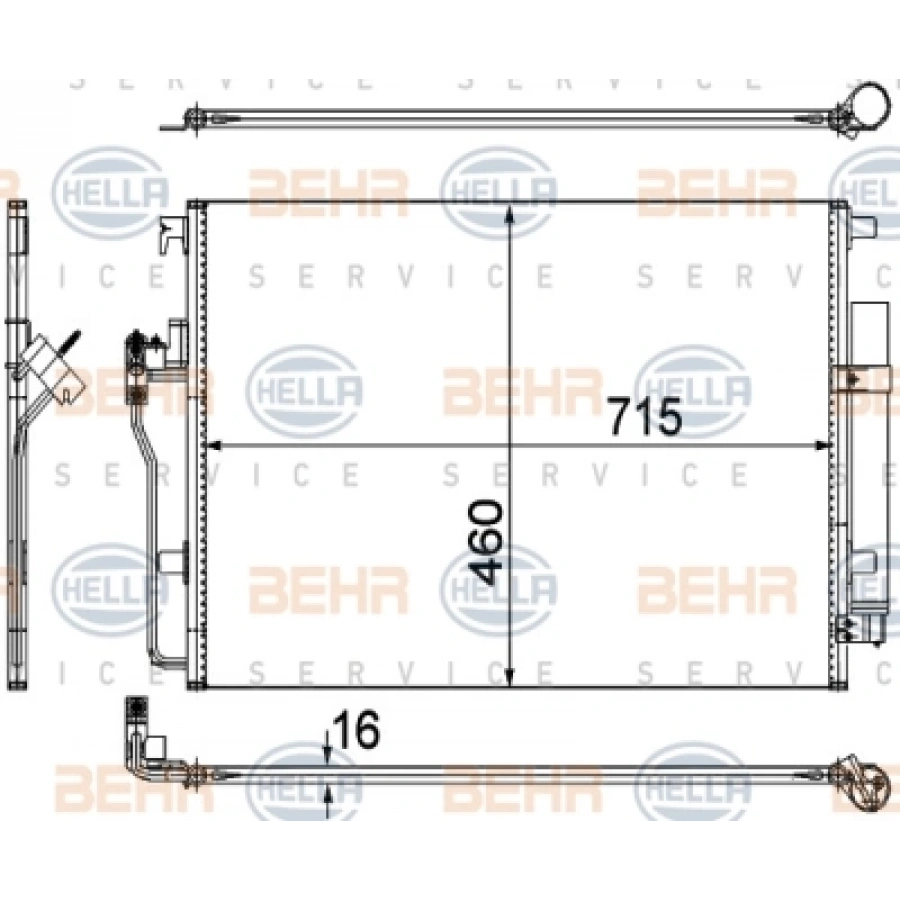 KLIMA RADYATÖRÜ CRAFTER SPRINTER-CRAFTER BM 06-