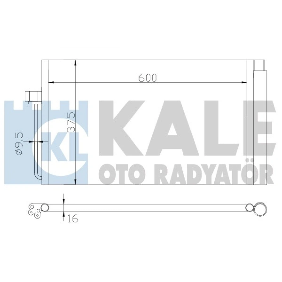 KLIMA RADYATÖRÜ E60-E61-E63-E64-E65-E66 M472-N47N-N57-M57N 44107