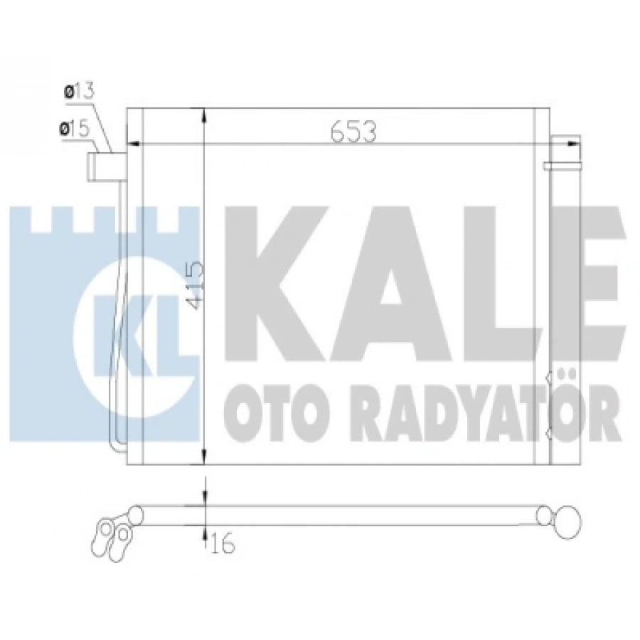 KLIMA RADYATÖRÜ E60-E61-E63-E64-E65-E66 N43-N46-N52-N53-M54-N62-N63 03-10