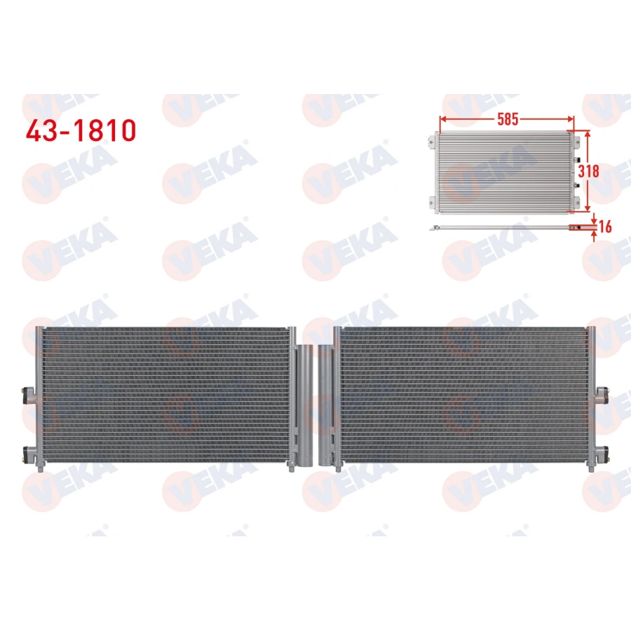 KLIMA RADYATORU FIAT DOBLO (119,223) 1.3 MJT 2001-2010