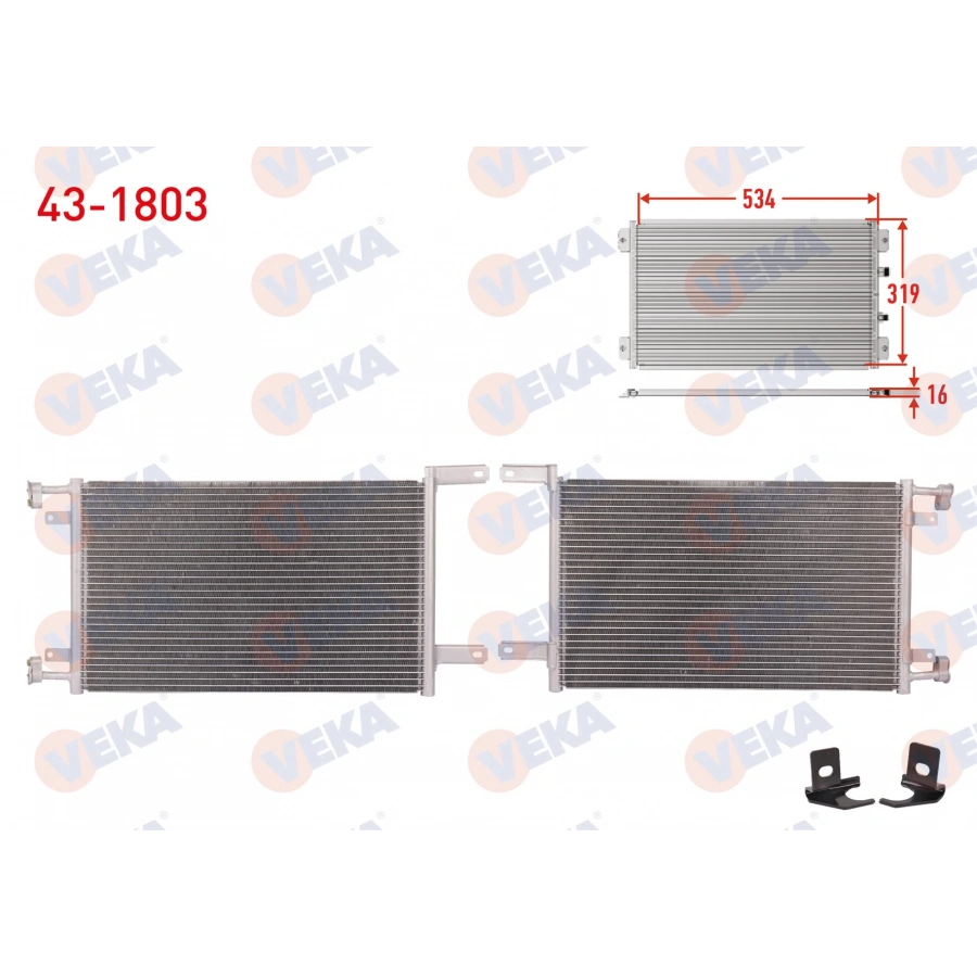 KLIMA RADYATORU FIAT DOBLO (119,223) 1.9 D M-T 2001-2010