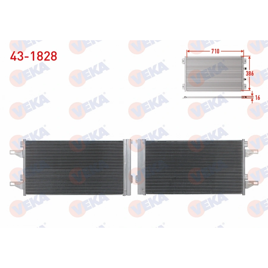 KLIMA RADYATORU FIAT DUCATO 2006- / CITROEN JUMPER 2006- / PEUGEOT BOXER 2006- / 2.2 D, 2.3 D