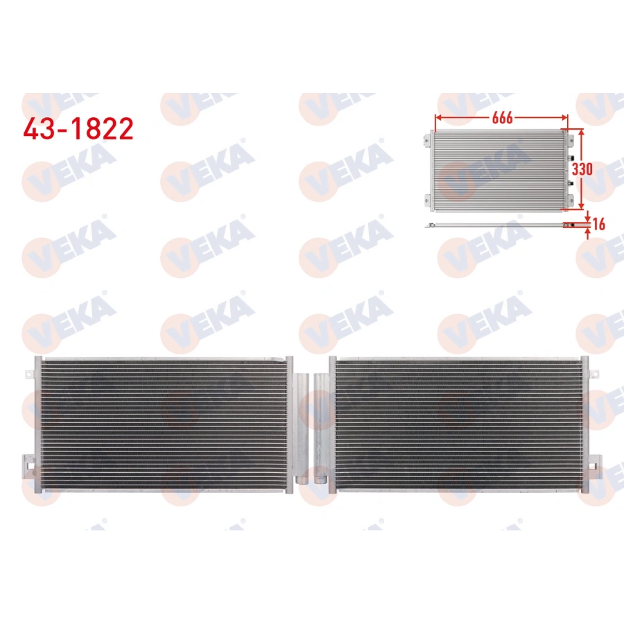 KLIMA RADYATORU FIAT EGEA 1.3 MJT M-T 2015-